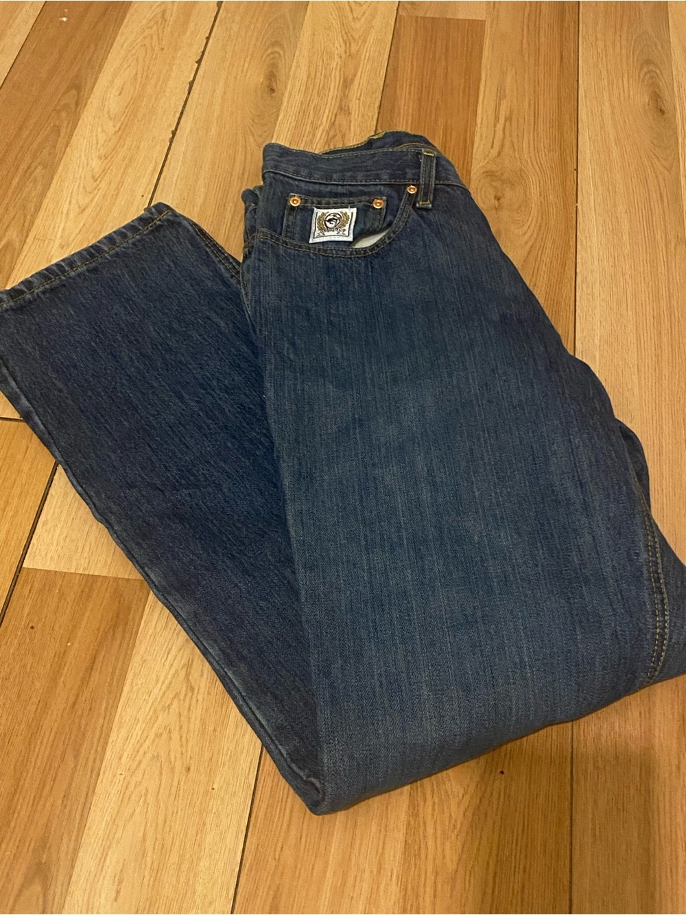 Cinch Men's Dark Indigo Relaxed Fit straight leg Jeans 32x33.5